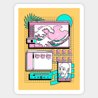 The Great Vaporwave III Sticker